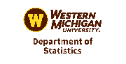 Western Michigan University - Department of Statistics Logo